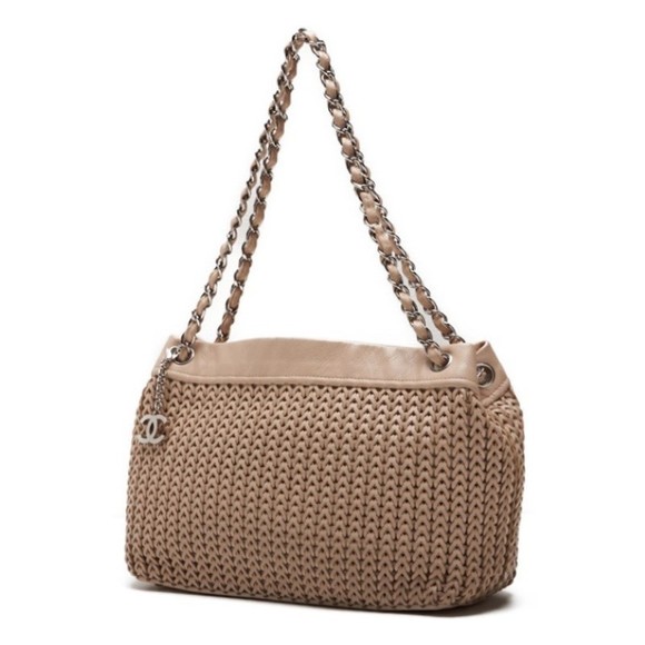 Chanel Braided Design Coco Charm Chain Shoulder Caviar Skin - Picture 2 of 12